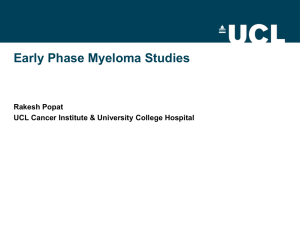 Rakesh Popat - UK Myeloma Forum