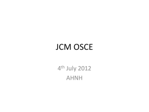 OSCE (Answer)