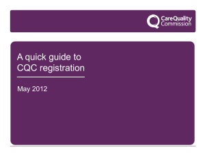 CQC Registration – What You Need To Know