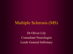 Multiple Sclerosis (MS) - Back to Medical School