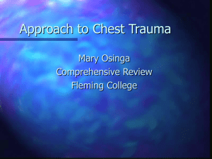 Airway and Chest Trauma