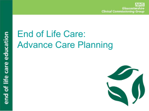 Presentation (ACP.WS) - NHS Gloucestershire CCG