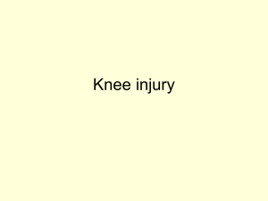 Knee injury