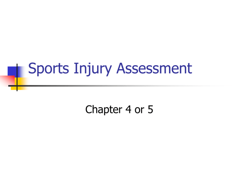 sports injury assignment