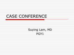 CASE CONFERENCE