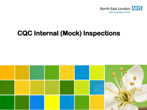 CQC Internal (Mock) Inspections