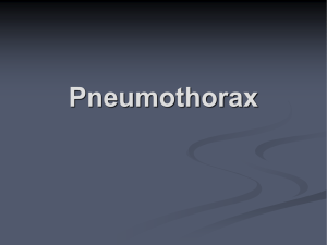 Pneumothorax