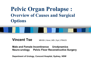 Pelvic Floor Prolapse