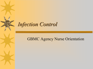 Infection Control Nurse Orientation