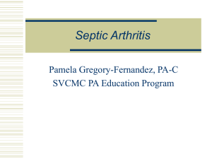 Septic Arthritis