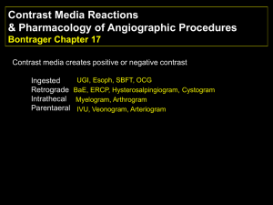 Iodinated Contrast Media