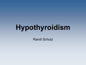 Hypothyroidism