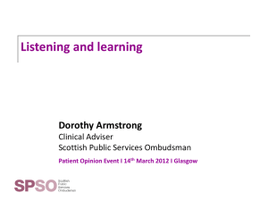 Listening and learning