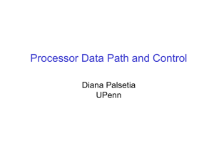 Processor Data Path and Control - LC-3 Processor