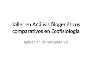 Workshop in Phylogenetic Analyses in Ecophysiology