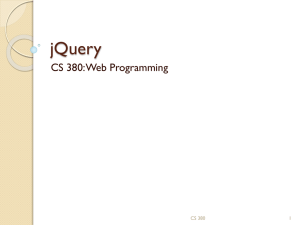 jQuery - Web Programming Step by Step