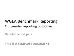 Communicating your benchmark report: detailed presentation toolkit