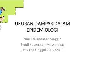 Dasar-dasar Epidemiologi Pertemuan 11