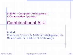 L02-ComplexCombinationalCkts