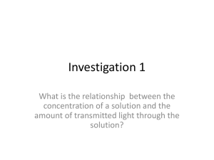 Investigation 1 - Rancho High School
