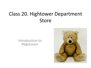 Class 21 Notes