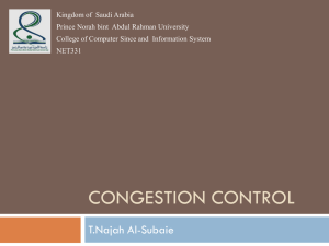 Congestion Control