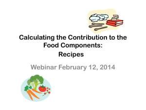 includes Webinar presenter script - UC Davis Center for Nutrition in