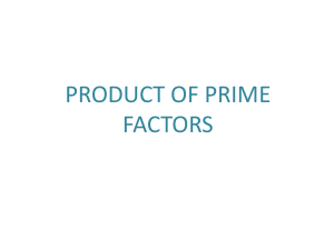 Prime Factorization, HCF, LCM: A Math Guide