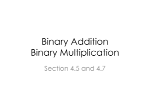Subtraction/Multiplication