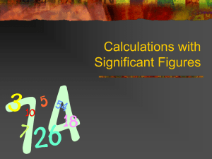 Significant Figures: Calculations & Rounding Rules
