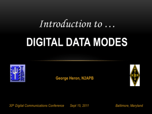 Digital Data Modes: An Introduction to Ham Radio Communication