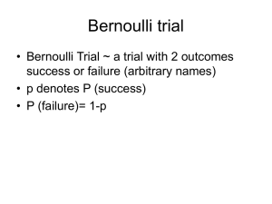 25 Binomial Distributions