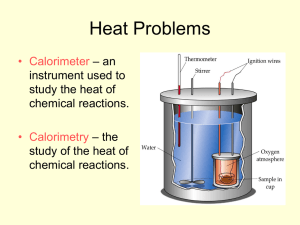 Heat Practice Problems