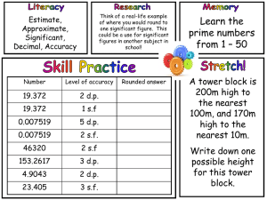 Rounding Numbers Worksheet: Significant Figures & Accuracy