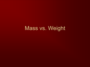 Mass vs. Weight: Understanding the Difference