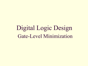 Digital Logic Design: Gate-Level Minimization