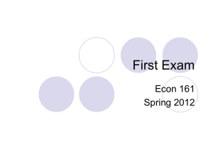First Exam - CSUNEcon.com