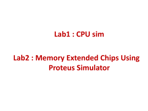 CPU & Memory Simulation Lab Manual