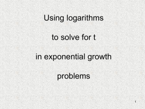 Logarithms