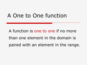 One-to-One & Inverse Functions Explained