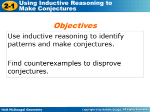 Inductive reasoning