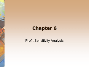 Profit Sensitivity Analysis: Key Variables & Ratings
