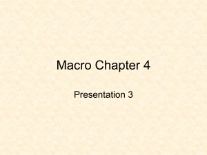 Macroeconomics: Government, Taxes & Circular Flow Presentation