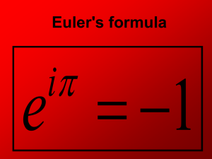 Euler's Formula: Proof and Explanation