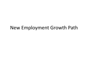 New Employment Growth Path