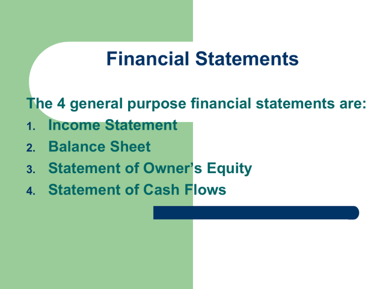 Financial Statements