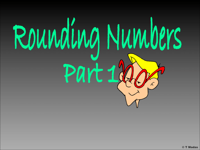 What Does Rounding Mean In Math Terms