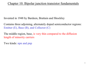 BJT Fundamentals: Bipolar Junction Transistor Basics