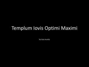 Aedes Iovis Optimi Maximi - School District of Clayton