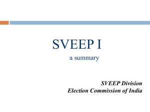 SVEEP - Election Commission of India